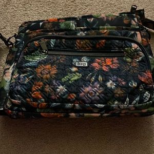 Lug Shimmy SE crossbody bag bloom navy